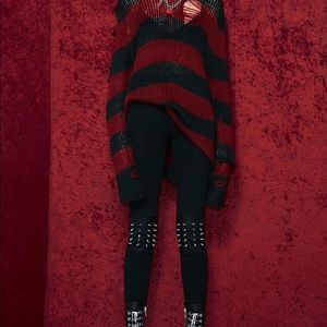 NWOT DollsKill Death Metal Studded Leggings